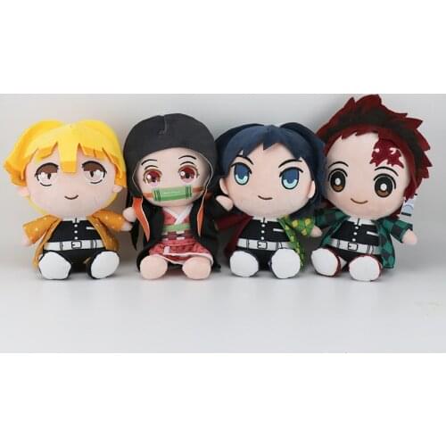 Doll Collection Anime Demon Slayer Cosplay Doll Cartoon Doll Plush Toys Decompression Comfort Props