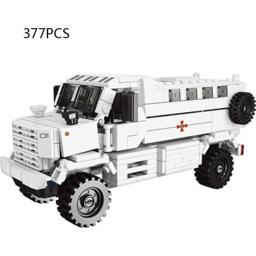 World war military Ukraine 1:30 scale kpa3 armor Dump truck moc batisbricks block WW2 army forces bricks toys for gifts