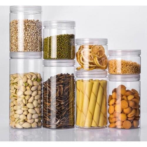 Kitchen Storage Tank Sealed Tank Storage Box Cookie Jar Sealing Food Grain Compartment Transparent Box Plastic Food Storage Box