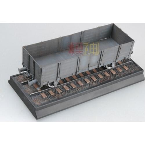 Model Assembled Locomotives, 1:35 World War II, Germany, High, Van, Trailer, Car 01517