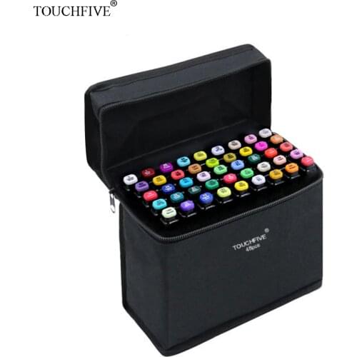 TOUCHFIVE Markers Pen Set 30/40/60/80/168 Color Sketch Oily markers Sketch Marker Dual Head Drawing Art Brush Pens Alcohol Based