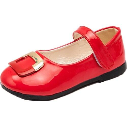 2020 New Princess Autumn Soft Bottom Shoes Baby Girls Big Kids Dresses Leather Shoes Children Party Shoes 3 4 5 6 7 8 9 10 11 12