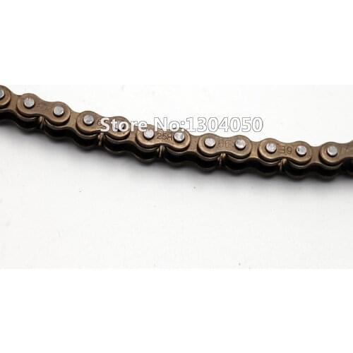 NEW 128 Links #25H Chain With Master Link For Gas & Electric Scooters, Mini Bikes, Mini Pocket Bikes