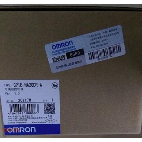 OMR CP1E-NA20DR-A CPU Unit Original New CP1E-NA20DRA 20 I/O Points Built-in Analog CP1ENA20DRA PLC Controller