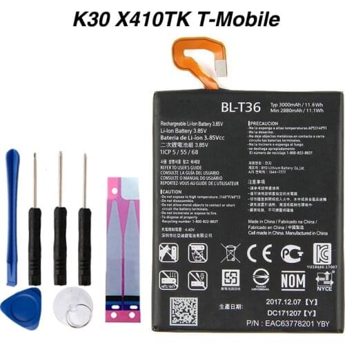 Original BL-T36 Phone Battery for LG G pad 7.0 V400 V410 4000mAh