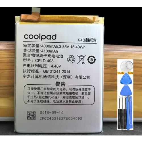 Original New 4000mAh CPLD-403 Battery For Letv LeEco Coolpad Cool1 Cool 1 Dual le3 LeRee R116 C106 C106-7 C106-9 C106-6 C107-9