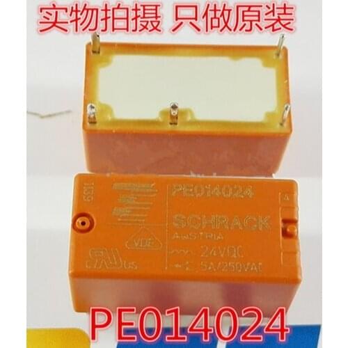PE014024 5A 24VDC 1-1393219-0 TE Tyco SCHRACK Relay (1 From C) contact new and original