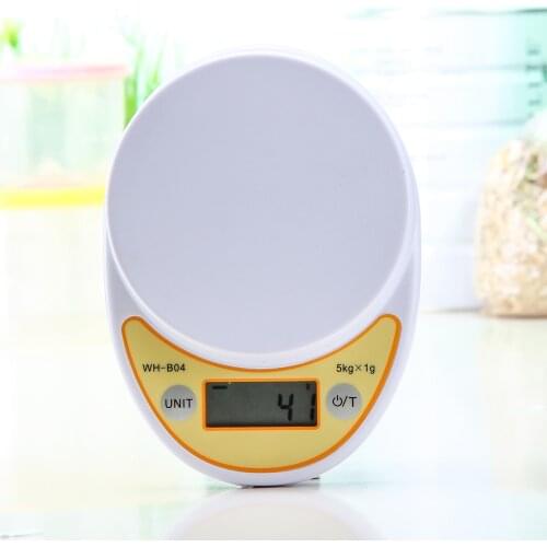 5kg/1g Portable Digital Kitchen Scale,LED Electronic Food Diet Measuring Weight,Battery Operated Mini Cooking Balance