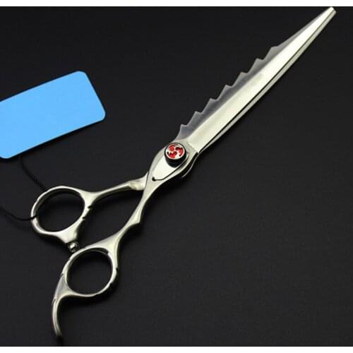 Upscale professional Japan 440c Matte 8 inch Pet dog grooming hair scissors dog Cutting Barber pet shears Hairdressing Scissors