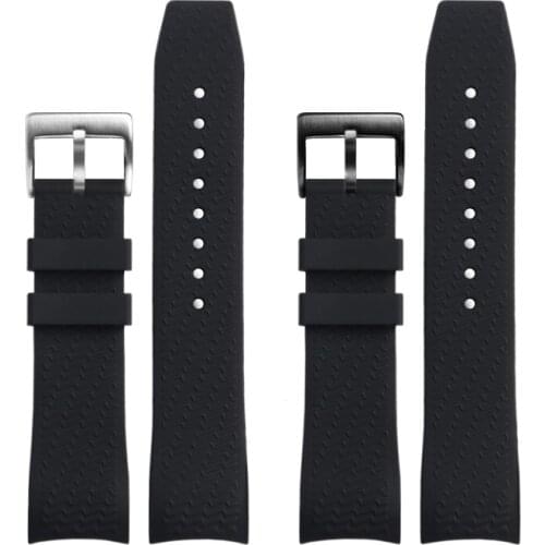 Straps Suitable for C-itizen Sky Eagle JY8085 CA0615 S-eiko Coke ring rubber watchband 22mm bracelet male