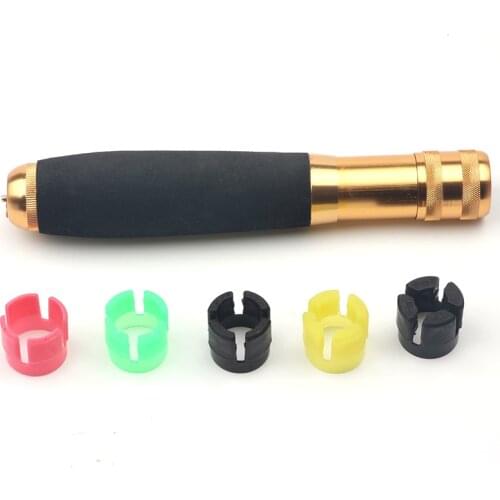 Rompin 1pcs fishing rod handle Kit Aluminum Alloy EVA DIY Tackle Split Grip Multi-function Fishing Rod