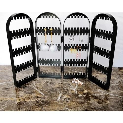 1PCS Earrings Organizer Foldable Earring Display Stand Earring Holder Jewelry Hanger Earring Holder Organizer Display Rack