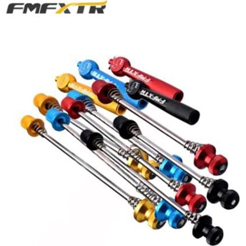 Mountain bike hubs quick release pole anti-theft road bike front and rear shaft rods lightweight folding aluminum alloy screws