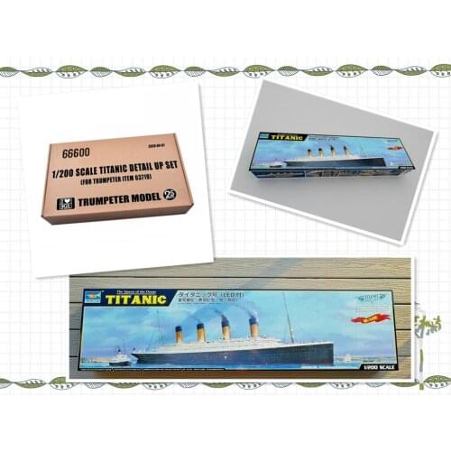 TRUMPETER 1/200 TITANIC The Queen Of the Ocean liner 03719 & TR66600 PE SET UP