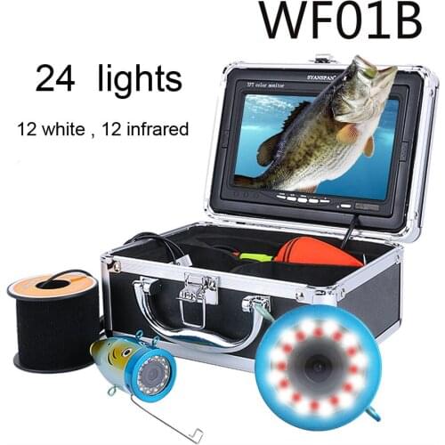 WF01B Video Fishing Camera Infrared Light Cameras Fishing 15M Video Underwater Fish High Resolution Portable Recording
