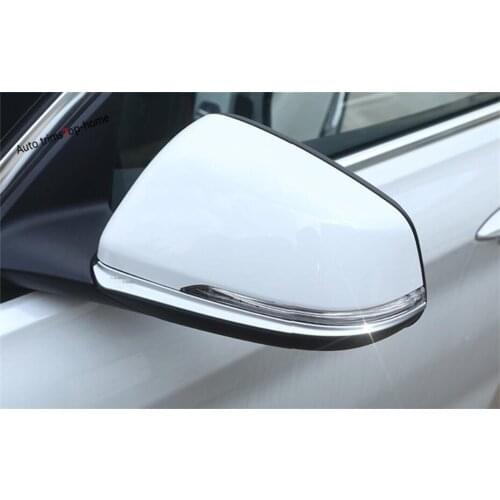 Yimaautotrims Exterior Refit Kit Fit For BMW X1 F48 2016 - 2020 Car Mirror Rubbing Strip Cover Trim Accessories