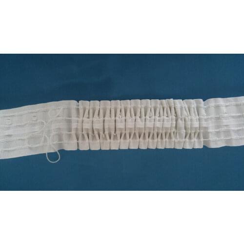Curtain hook cloth tape curtain accessories white ribbon tape thickening encryption curtain tape 10 meters Freeshipping