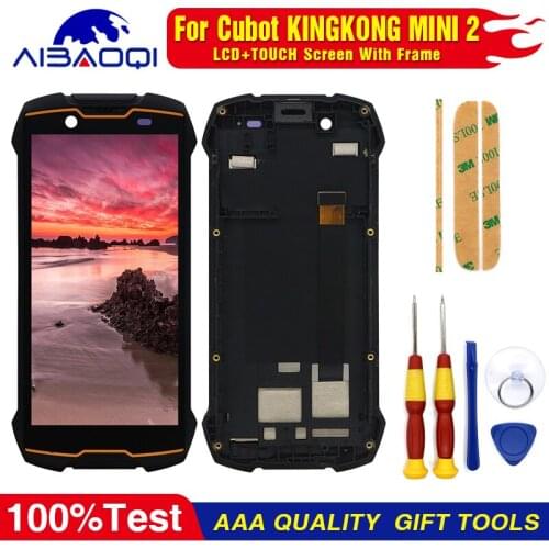 LCD &Touch Screen Digitizer With Frame For Cubot Kingkong Mini 2 LCD Repair Replacement Accessorie