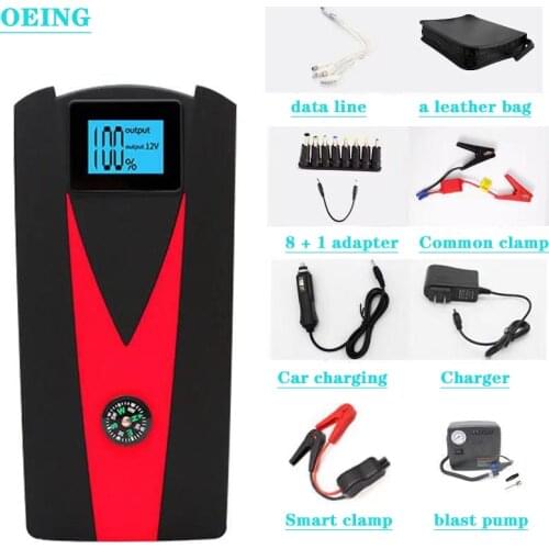 16000 mAh Car Jump Starter Power Bank Jumpstarter Auto Buster Emergency Starting Booster Device Battery Cars Charger Jump Start