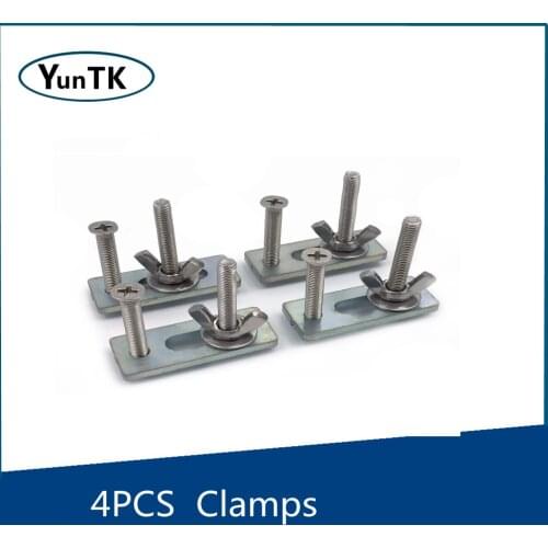 4PCS Clamps for 2418 3018 CNC Engraving Machine, Worktable Tools, Plate Fixing