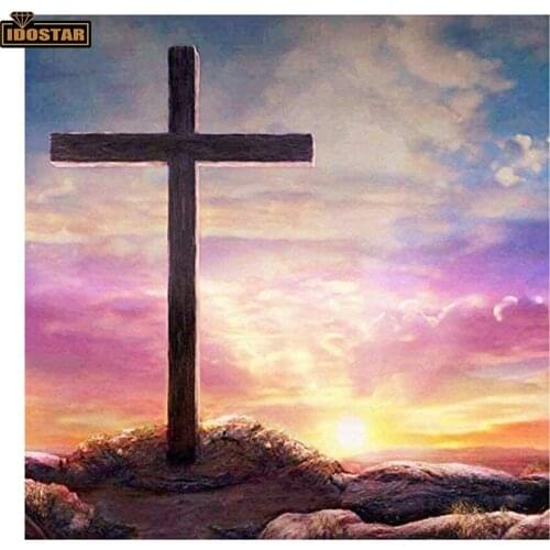 5D Diy Diamond Painting Christian cross Cross Stitch Rhinestone Diamond Embroidery Patchwork Mosaic Kit art wall Decor