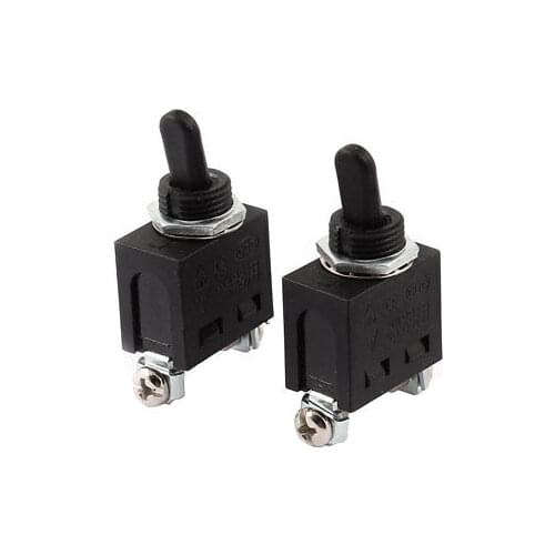 AC 250V 5A SPST On Off Toggle Switch 2 Pcs for Makita 9523 Miller Grinder