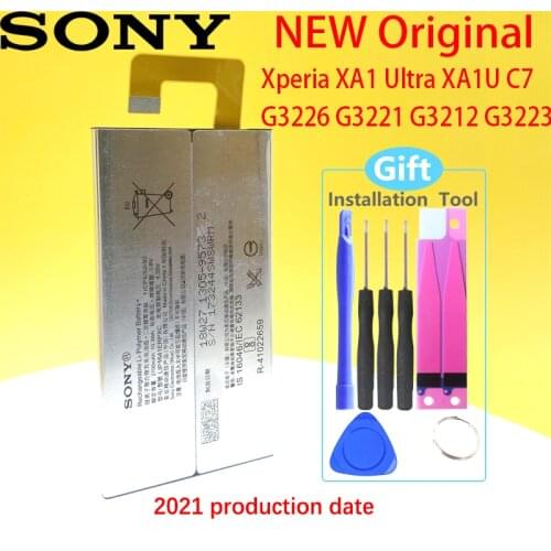 Sony Xperia XA1 Ultra XA1U C7 G3226 G3221 G3212 G3223 Phone 100% Original 2700mA LIP1641ERPXC Battery