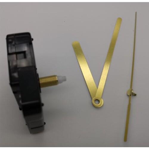 1 set DIY Silent Clock Mechanism Gold Quartz Watch Wall Clock Movement Parts Repair Replacement Tools 28mm shaft