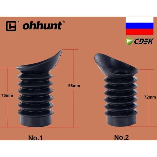 Ohhunt Tactical Rubber Eye Protector 40mm inner Diameter Rifle Scope Recoil Eye Protector Hunting Scope Accessories