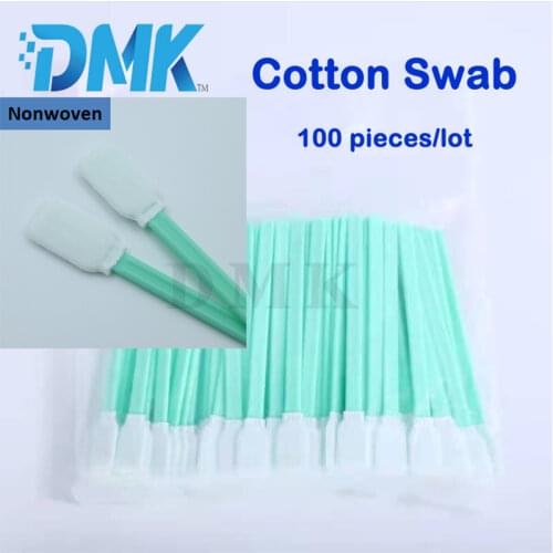 100pcs/Lot Size Nonwoven Cotton Swab Dust-proof For Clean Focus Lens And Protective Windows