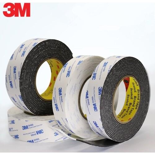 3M 1mm-2mm thickness super double-sided adhesive foam tape, used to install the fixed pad adhesive, tear off the traceless adhes