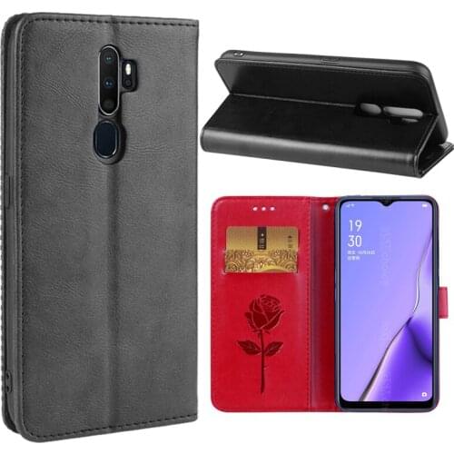 For OPPO A9 2020 Flip Case Stand PU Leather Silicone Cover For OPPO A5 2020 Phone Protector Magnetic Wallet Capa Bag 6.53 inch