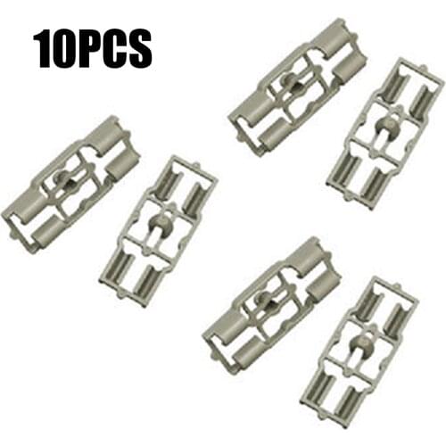 10 Pcs/set Gray Lower Door Weatherstrip Plastic Seal Retainer Clip Front Rear For BMW X5 E53 Car Accessories