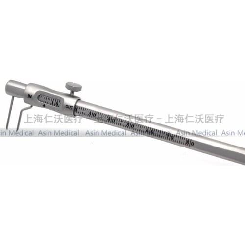 2018 hot sale Dental implant tooth Measuring calipers Bone ridge thickness pen measuring ruler