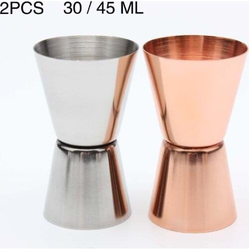 Cocktail Bar Jigger Stainless Steel Jigger Double Spirit Measuring Cup For Home Bar Party Bar Accessories Club 30/45ML