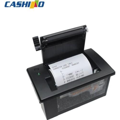 CASHINO 58mm mini thermal printer RS232/TTL/USB/Parallel 2 inch panel mount thermal receipt printer CSN-A2 (DC12V)