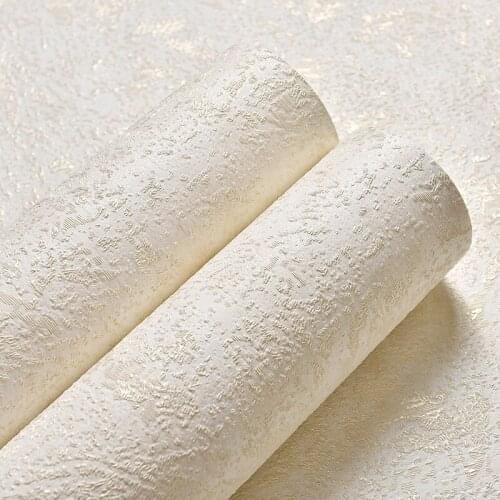 Beibehang Modern refined 3D diatom muddy new wallpaper Pure simple color parlor bedroom furnishing wallpaper papel de parede