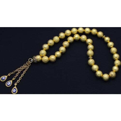Ottoman Turkish Prayer 33 yellow beads tasbih bracelets muslim Tasbih Allah Rosary