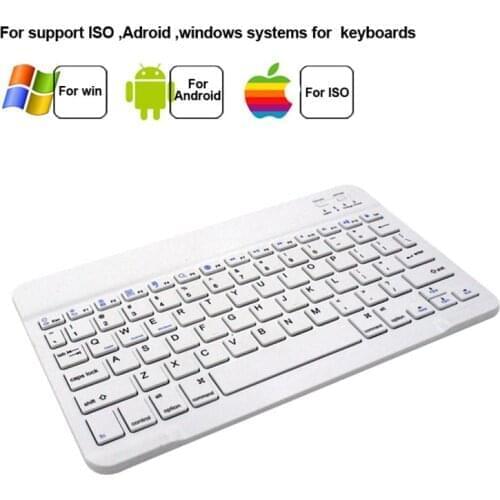 Portable Slim 10" Mini Wireless Bluetooth Keyboard Universal For Tablet Laptop Smartphone iPad Support IOS Android System Phone