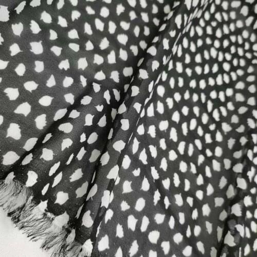 On Sale Chiffon Fabric for Sewing Dress Scarf Ribbon Garment 1 Yard