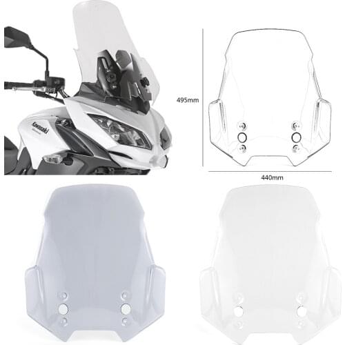 Windscreen Windshield Wind Screen Deflector Protector For Kawasaki Versys 650 1000 LT 2015-2020 2018 2019 Versy 1000 2012-2020