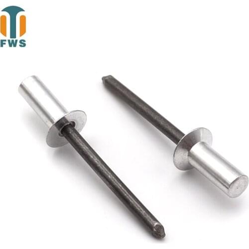 20PCS M4.8*(8-30) mm Aluminum steel countersunk head closed type Mandrel Blind Rivet Nail Pop Rivets for Furniture Car Aircraft