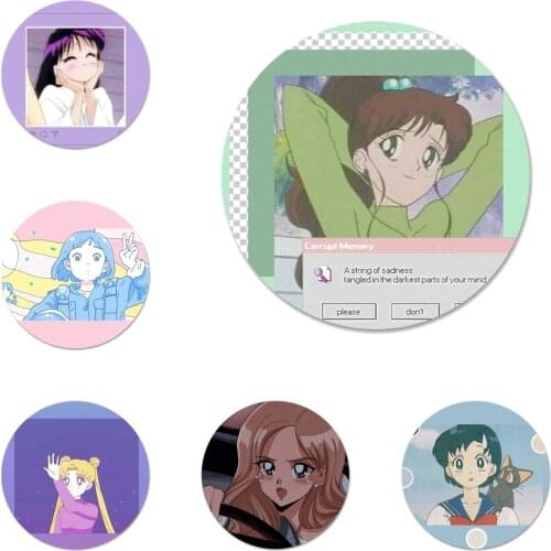 Japanese anime Love Friend Badge Brooch Pin Accessories For Clothes Backpack Decoration gift