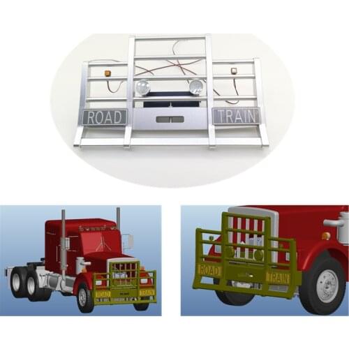 1/14 Rc Trucks American Tractor King Hauler Metal Front Bumper Guard Protector For Radio Control Toys 6X4 Trailer 56301 56344