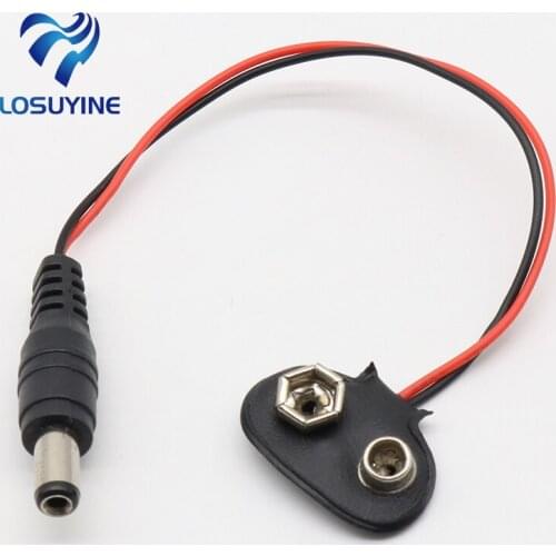 10 pcs /lot UNO R3 9V Battery Connector 9V battery clip for arduino in stock top quality