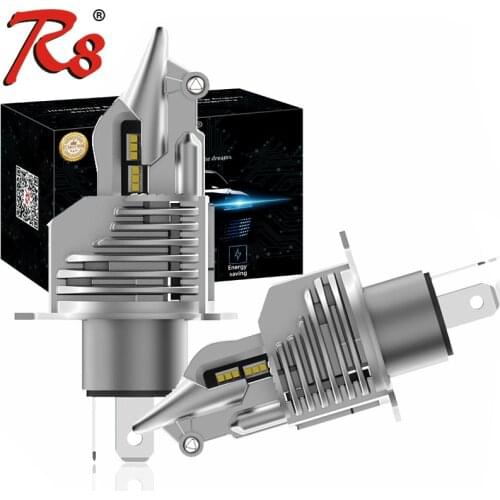 2PCS 1:1 Design Wireless Fighter H4 HB2 9003 Car Motorcycle LED Headlight Bulbs Auto 12V 70W 5800Lumens 6500K White Plug Play