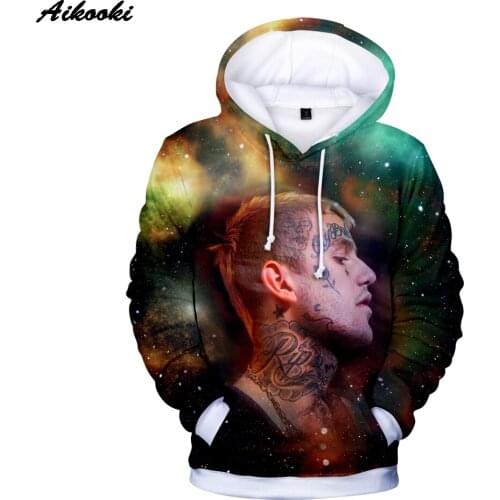 2020 Aikooki Hot Sale 3D Hoodies lil peep Men/women Fashion Casual Hip-Hop 3D Hoodie Harajuku lil peep Sweatshirt Popular top