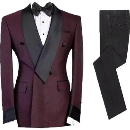 2020 Mens Suits For Wedding Groom Mans Wear Classic Business Suit Dinner Suit Prom Dresses Groom Wear 2Piece Suit(Jacket+Pants)