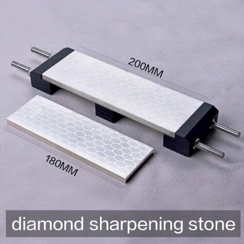 1pcs 400 1000 grit diamond knife sharpener sharpeing stone kinfe stone kitchen tools honing blade coarse system