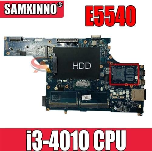 For DELL E5540 Laptop Motherboard LA-A101P With i3-4010 SR16Q CN-0Y0MGR 0Y0MGR Y0MGR 100% working